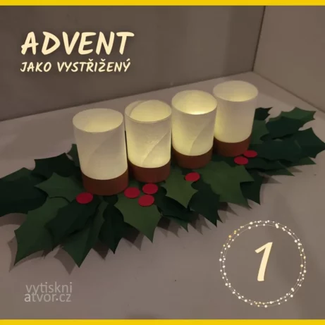 adventni kalendar - venec